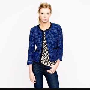 J Crew blazer jacket in blue and teal NWT 00